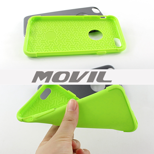 NP-2475 2 en 1 tpu    pc funda  para Apple iPhone 6-5